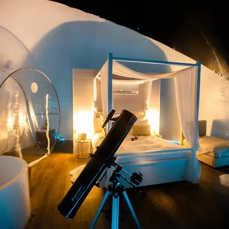 Lüks kamp alanı Burbujas Astronomicas Albarari Sanxenxo