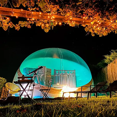 Lüks kamp alanı Burbujas Astronomicas Albarari *