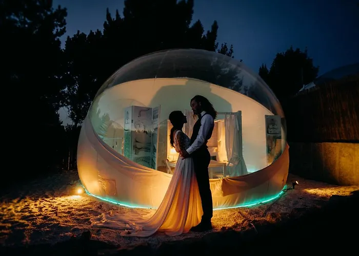 Luxuszelt Burbujas Astronomicas Albarari Sanxenxo